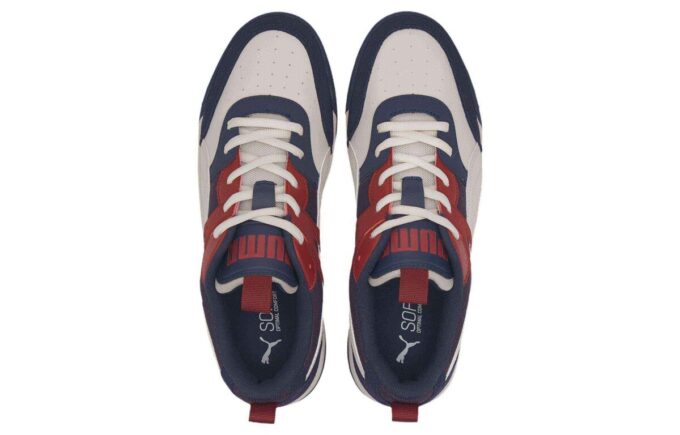Zapatillas de deporte para la zona de defensa «Azul marino burdeos»
