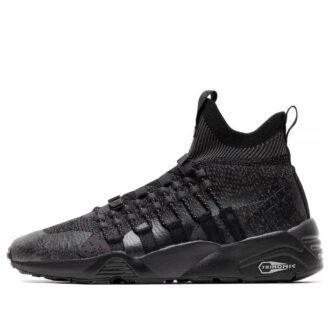 Zapatillas de punto NEMEN x Blaze of Glory Knit Mid «Phantom Black»