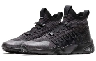 Zapatillas de punto NEMEN x Blaze of Glory Knit Mid «Phantom Black»