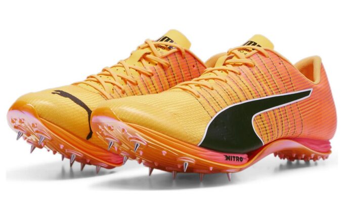 Zapatillas de running bajas antideslizantes evoSPEED Tokyo Nitro «Naranja y negro»
