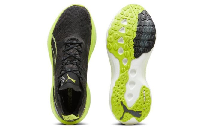 Zapatillas de running ForeverRun NITRO «Negro Verde Solar»