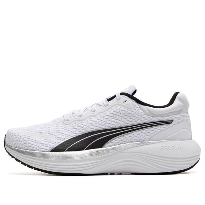 Zapatillas de running Scend Pro «Blanco y negro»