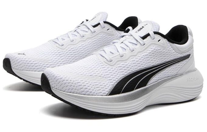 Zapatillas de running Scend Pro «Blanco y negro»
