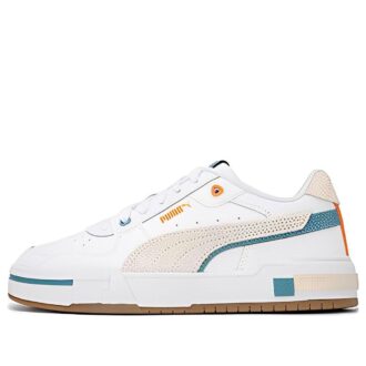 Zapatillas de skate «Blanco Marrón Verde»