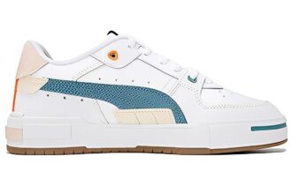 Zapatillas de skate «Blanco Marrón Verde»