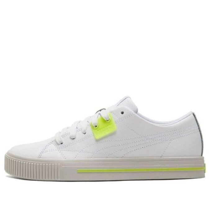 Zapatillas de skate informales Ever Low Top, unisex, blancas y amarillas, «Blanco, amarillo y gris»