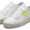 Zapatillas de skate informales Ever Low Top, unisex, blancas y amarillas, «Blanco, amarillo y gris»