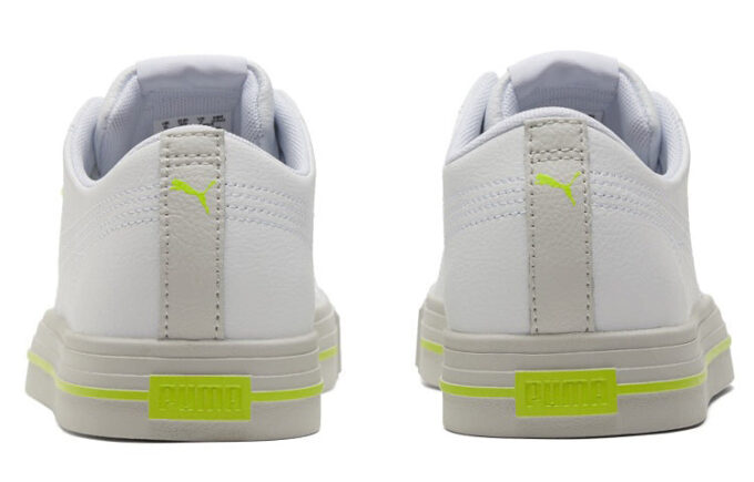 Zapatillas de skate informales Ever Low Top, unisex, blancas y amarillas, «Blanco, amarillo y gris»