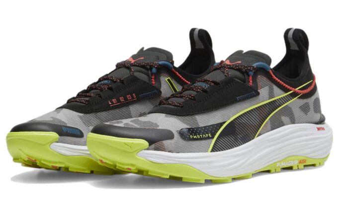 Zapatillas de trail running Voyage NITRO 3 «Gris, negro y verde»