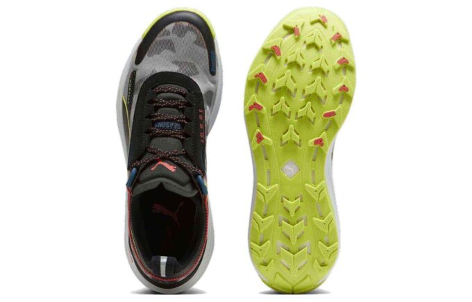 Zapatillas de trail running Voyage NITRO 3 «Gris, negro y verde»