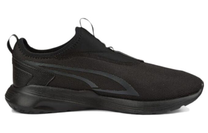 Zapatillas deportivas sin cordones «Black Dark Shadow» para todo el día