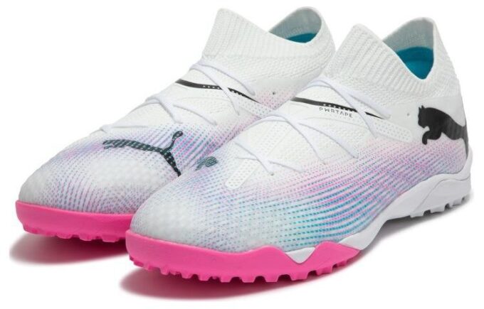 Zapatillas Future 7 Pro Cage «Blanco, rosa y morado»