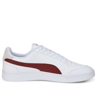 Zapatillas Shuffle «Blanco Burdeos»