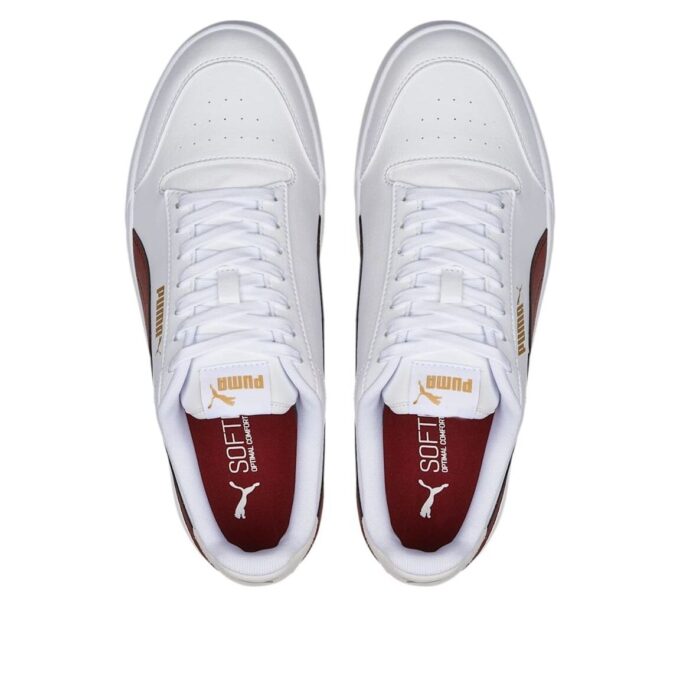 Zapatillas Shuffle «Blanco Burdeos»