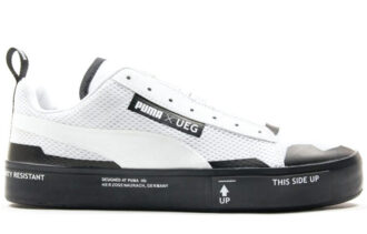 Zapatillas sin cordones UEG x Court Play «Gravity Resistance – Blanco»