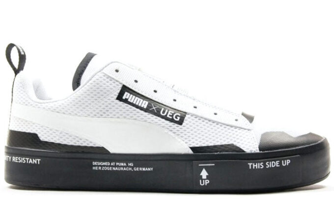 Zapatillas sin cordones UEG x Court Play «Gravity Resistance – Blanco»