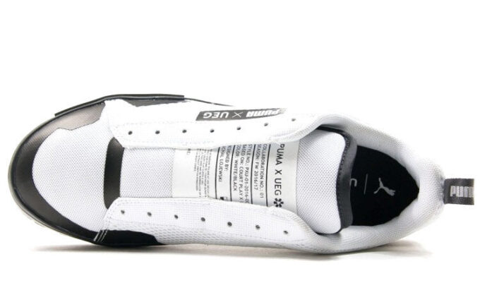 Zapatillas sin cordones UEG x Court Play «Gravity Resistance – Blanco»