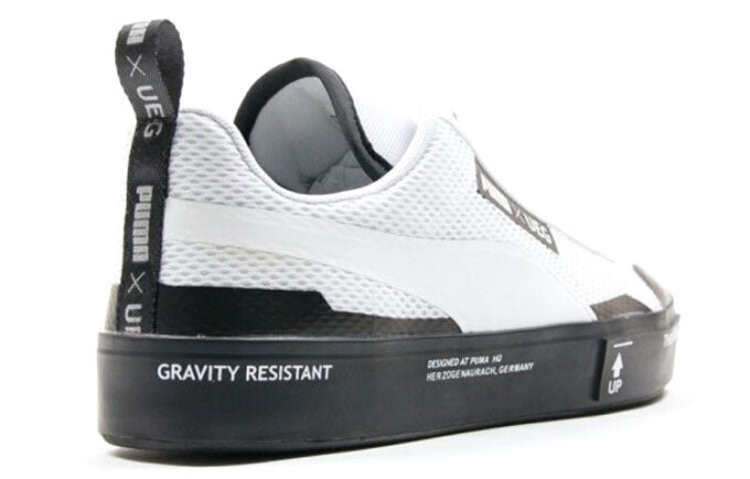 Zapatillas sin cordones UEG x Court Play «Gravity Resistance – Blanco»