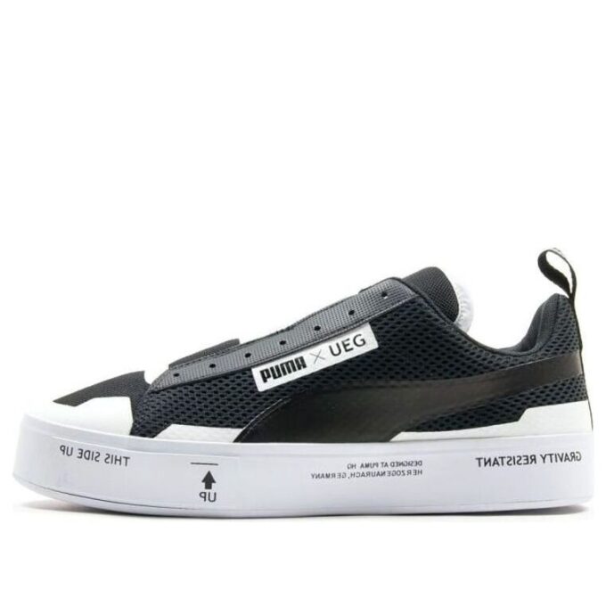 Zapatillas sin cordones UEG x Court Play «Gravity Resistance – Negras»