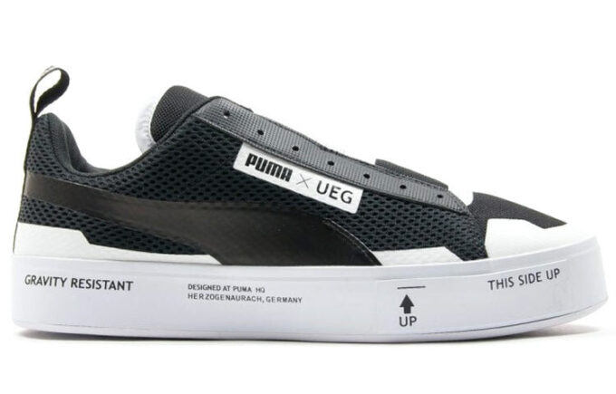 Zapatillas sin cordones UEG x Court Play «Gravity Resistance – Negras»
