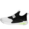 Zapatillas Softride Enzo Evo Slip-On «Negro, Blanco, Amarillo Rápido»