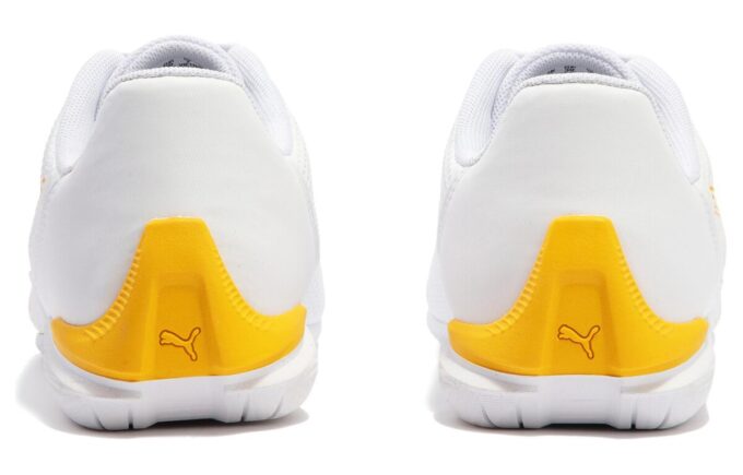 Zapatos de conducción Porsche Legacy Drift Cat Decima «Blanco y amarillo»