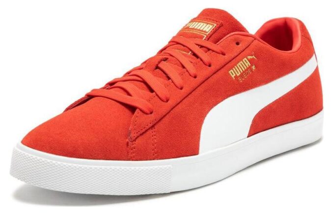 Zapatos de golf Fusion Suede For All Time LE «Rojo y blanco»