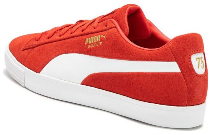 Zapatos de golf Fusion Suede For All Time LE «Rojo y blanco»